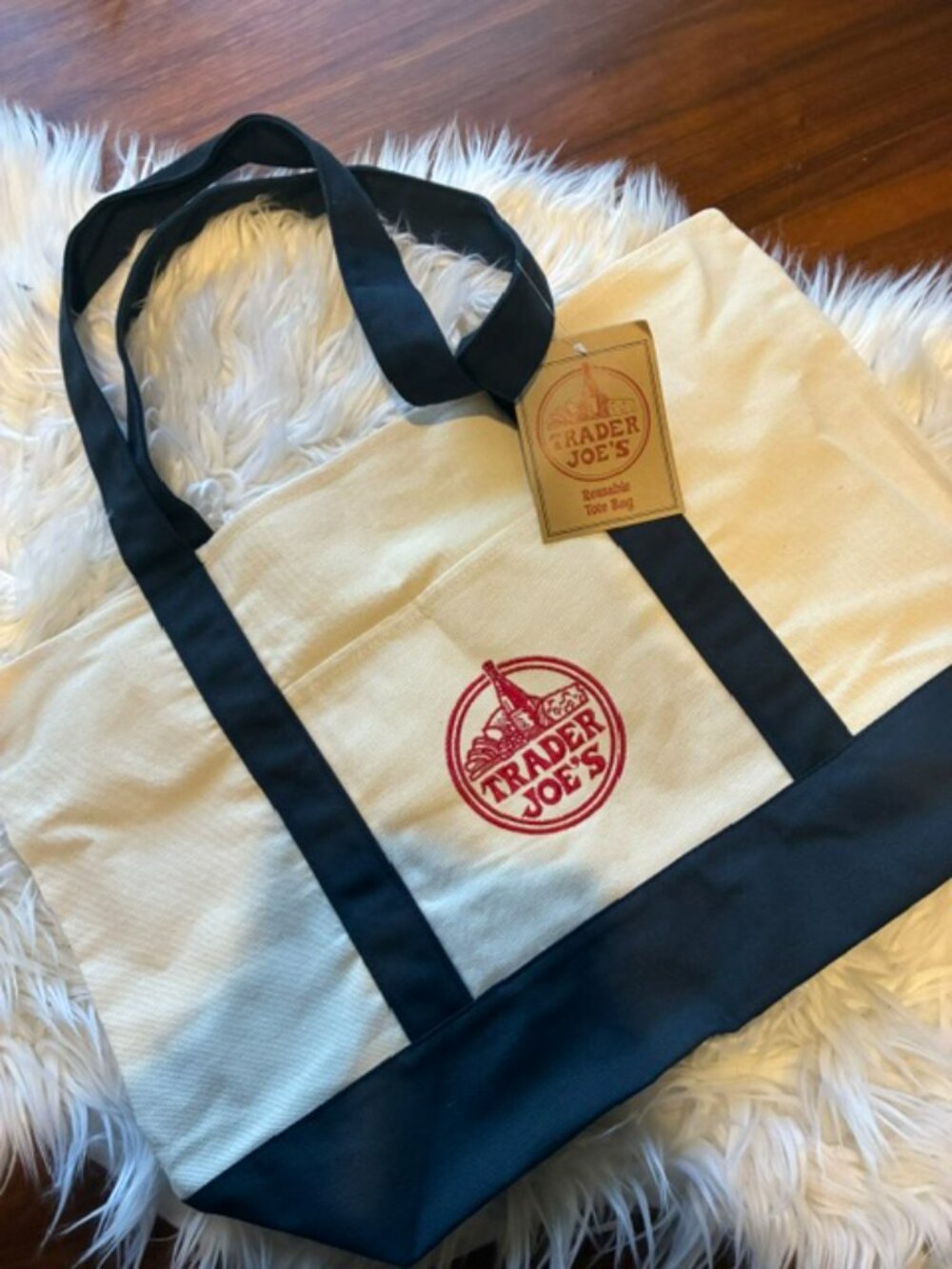 Trader Joe's Canvas Tote Bag - NWT